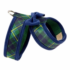 Susan Lanci Scotty Two Tone Tinkie Harness Forrest Plaid