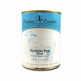 Synthetic Free Goat Gourmet Topper Dog Can