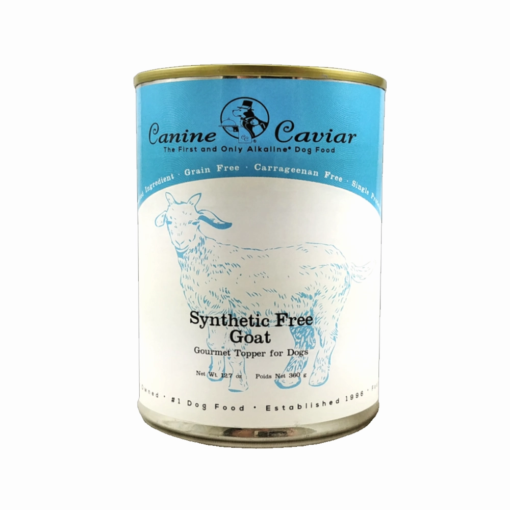 Synthetic Free Goat Gourmet Topper Dog Can