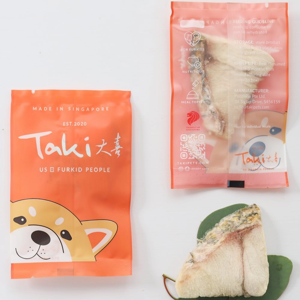 Taki Barramundi Fish Freeze-Dried Treat For Cats & Dogs (1 Packet) 7g