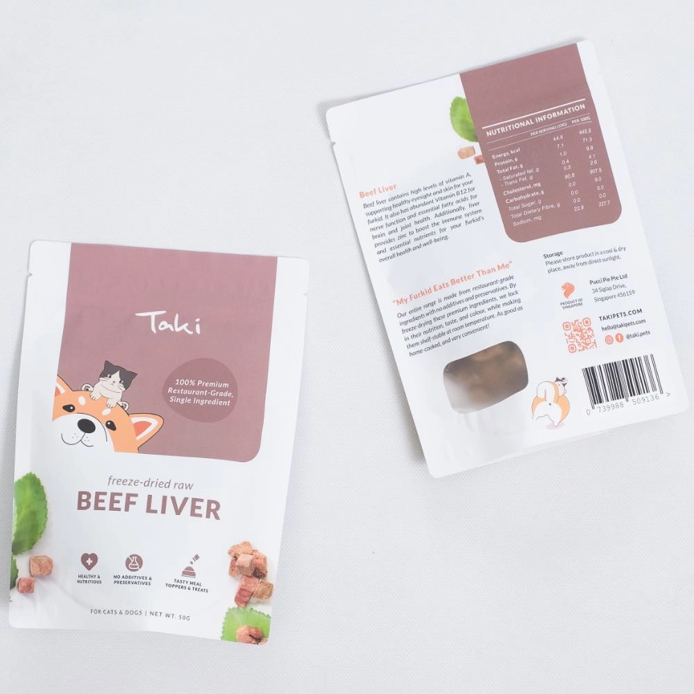 Taki Beef Liver Freeze-Dried Treats For Cats & Dogs 50g