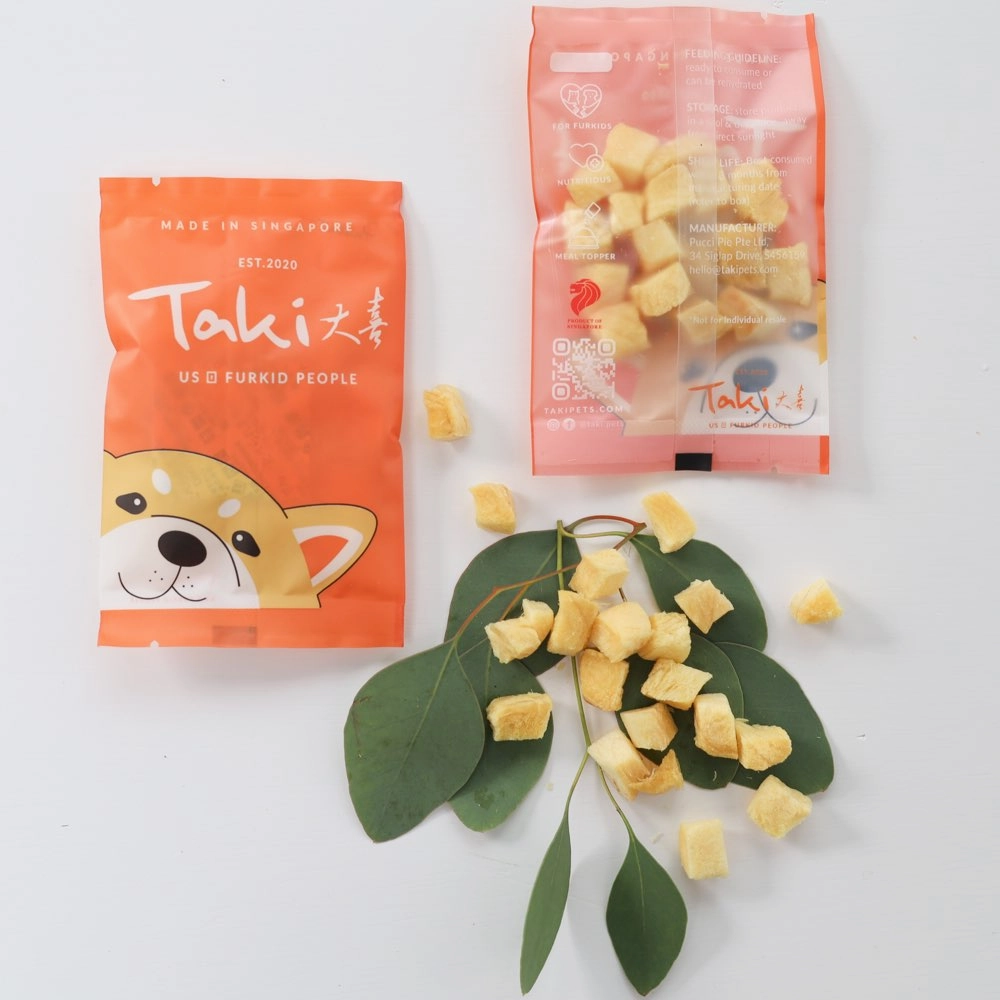 Taki Canadian Halibut Fish Freeze-Dried Treats For Cats & Dogs (1 Packet) 7g