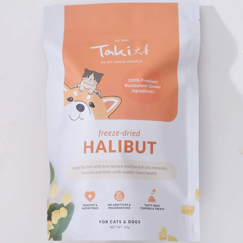 Taki Canadian Halibut Fish Freeze-Dried Treats For Cats & Dogs 60g