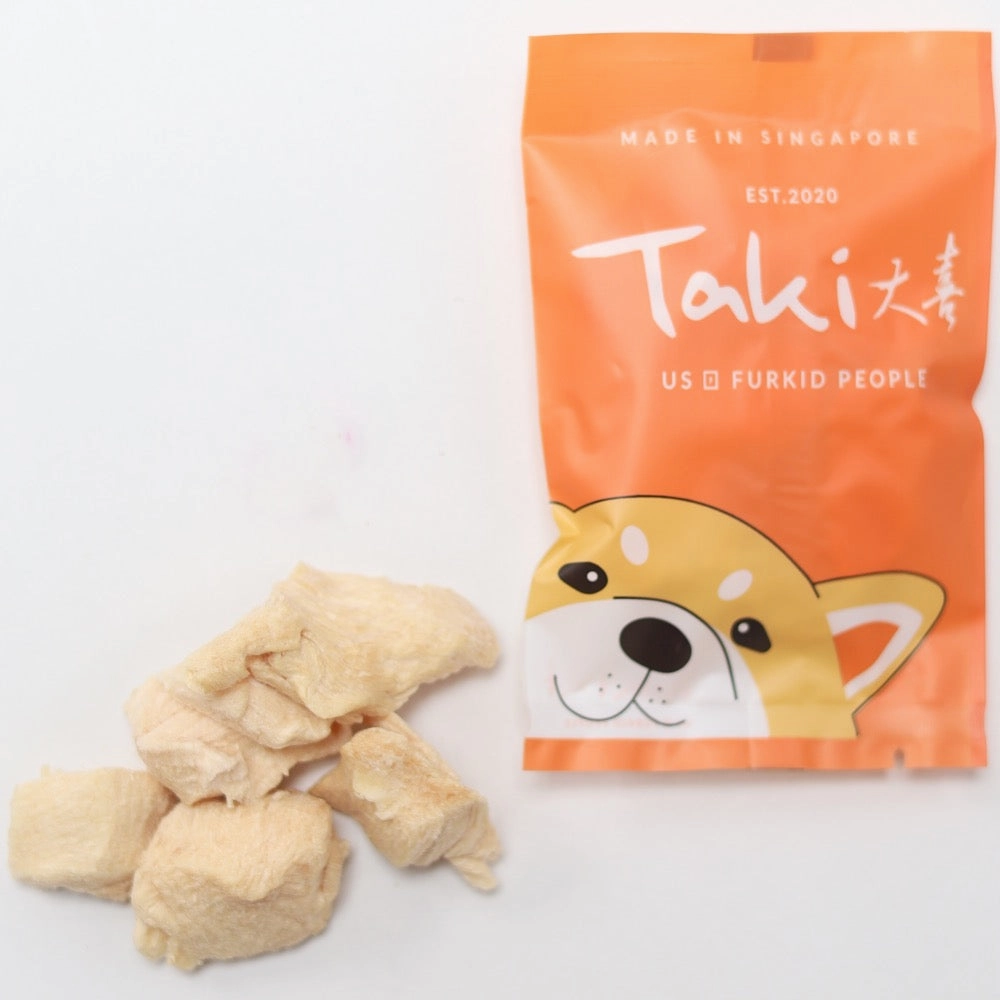 Taki Chicken Breast Freeze-Dried Treats For Cats & Dogs (1 Packet) 10g