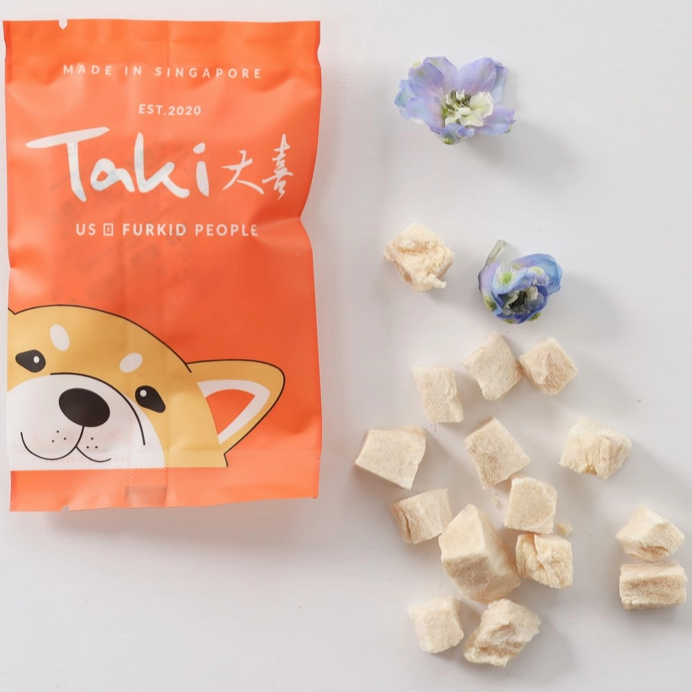 Taki Crocodile Cubes Freeze-Dried Treats For Cats & Dogs (1 Packet) 6g