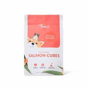 Taki Freeze Dried Treats for Dogs & Cats - Salmon Cubes 50g