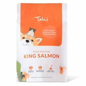 Taki King Salmon Freeze-Dried Treats For Cats & Dogs 50g