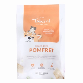 Taki Pomfret Fish Freeze-Dried Treats For Cats & Dogs 70g