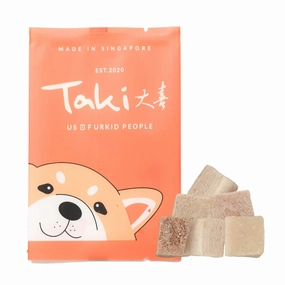 Taki Pork Cubes Freeze-Dried Treats For Cats & Dogs (1 Packet) 10g