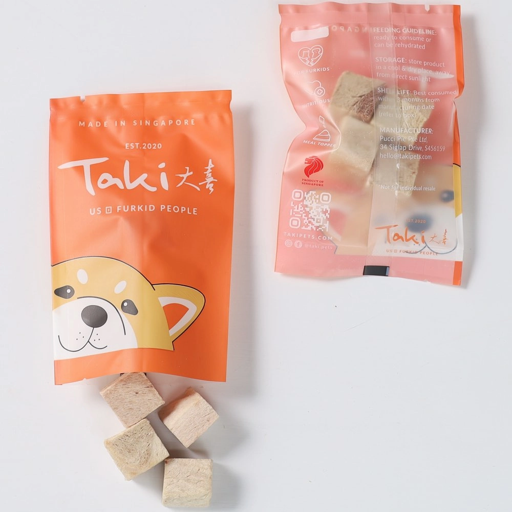 Taki Pork Cubes Freeze-Dried Treats For Cats & Dogs (1 Packet) 10g