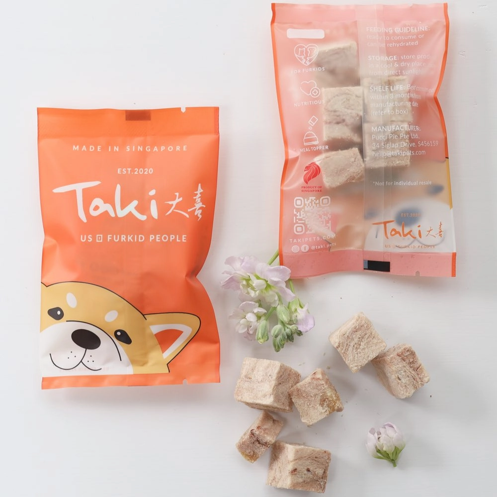 Taki Rabbit Cubes Freeze-Dried Treats For Cats & Dogs (10 Packets) 100g