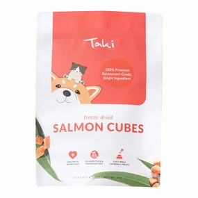 Taki Salmon Cubes Freeze-Dried Treats For Cats & Dogs 50g