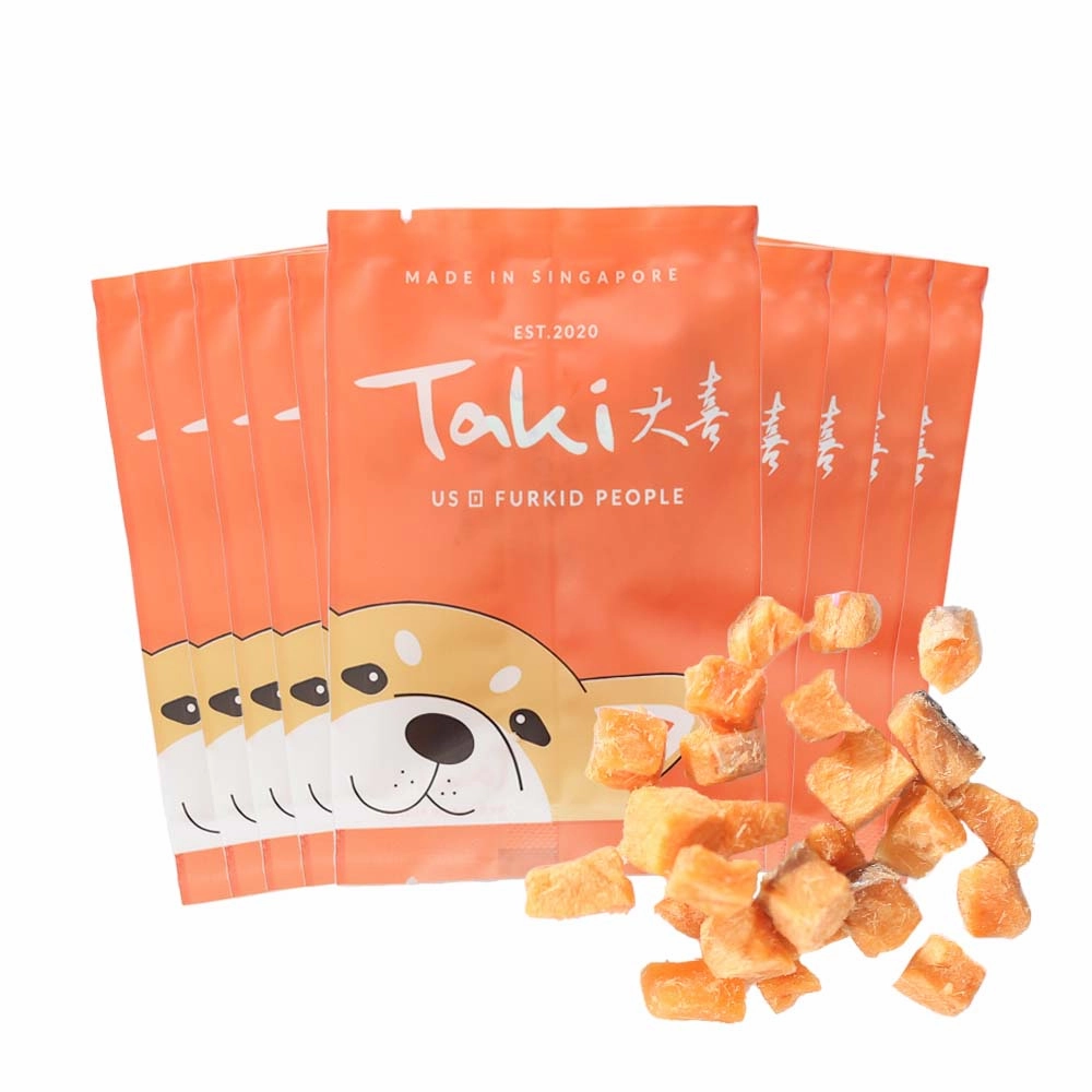 Taki Scottish Salmon Freeze-Dried Treats For Cats & Dogs (10 Packets) 90g