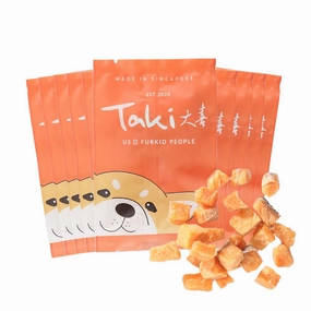 Taki Scottish Salmon Freeze-Dried Treats For Cats & Dogs (10 Packets) 90g