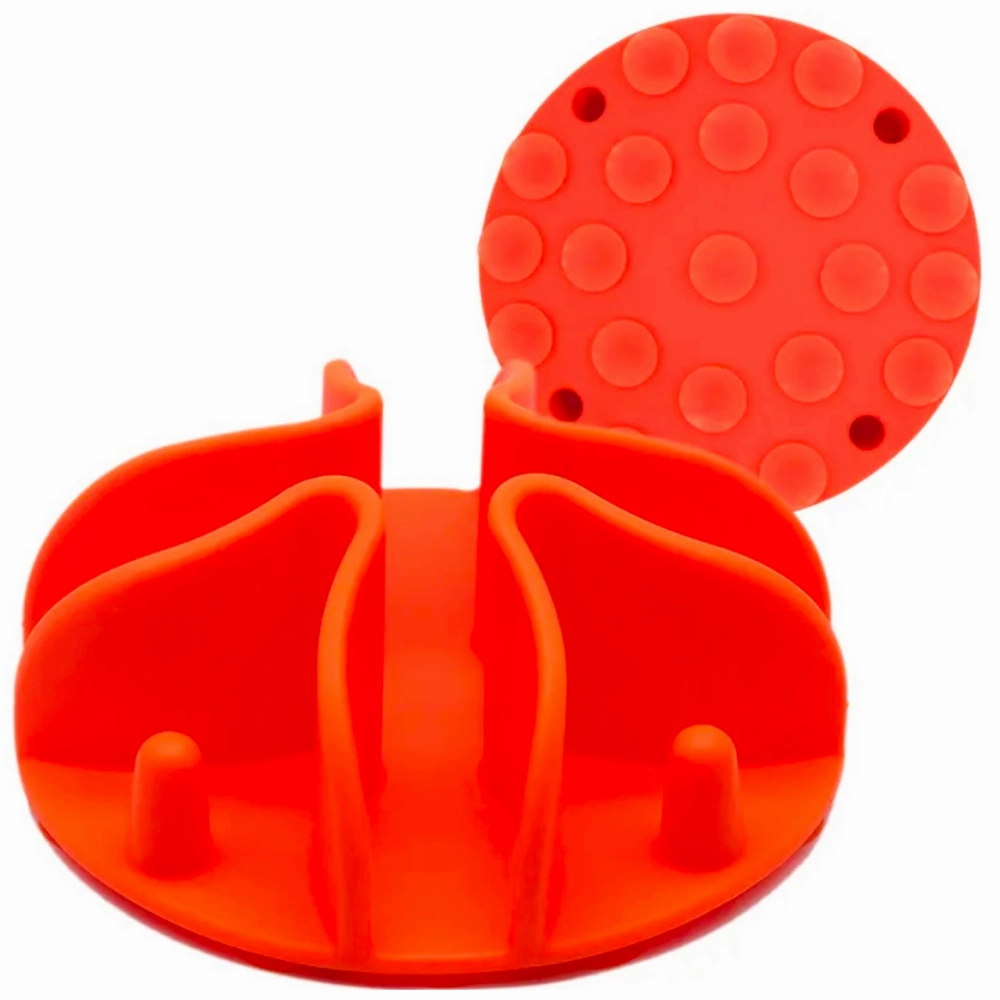 Talking Dog Club Slow Feeder Bowl Attachment for Dogs and Cats (Orange)
