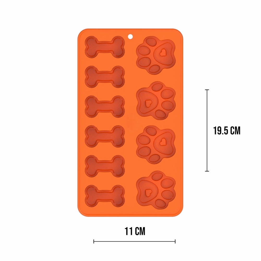 Talking Dog Club Treat Silicon Mould for Dogs (Orange)
