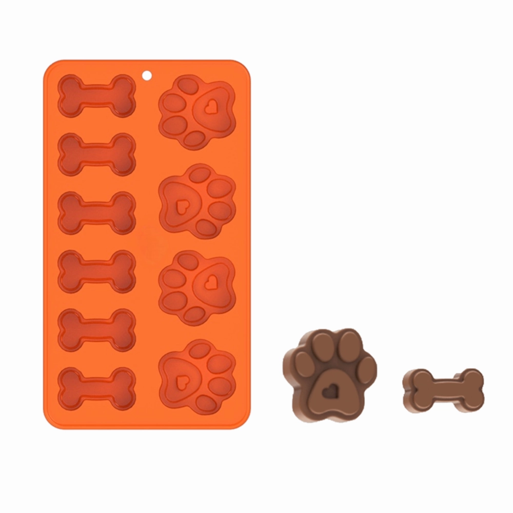 Talking Dog Club Treat Silicon Mould for Dogs (Orange)