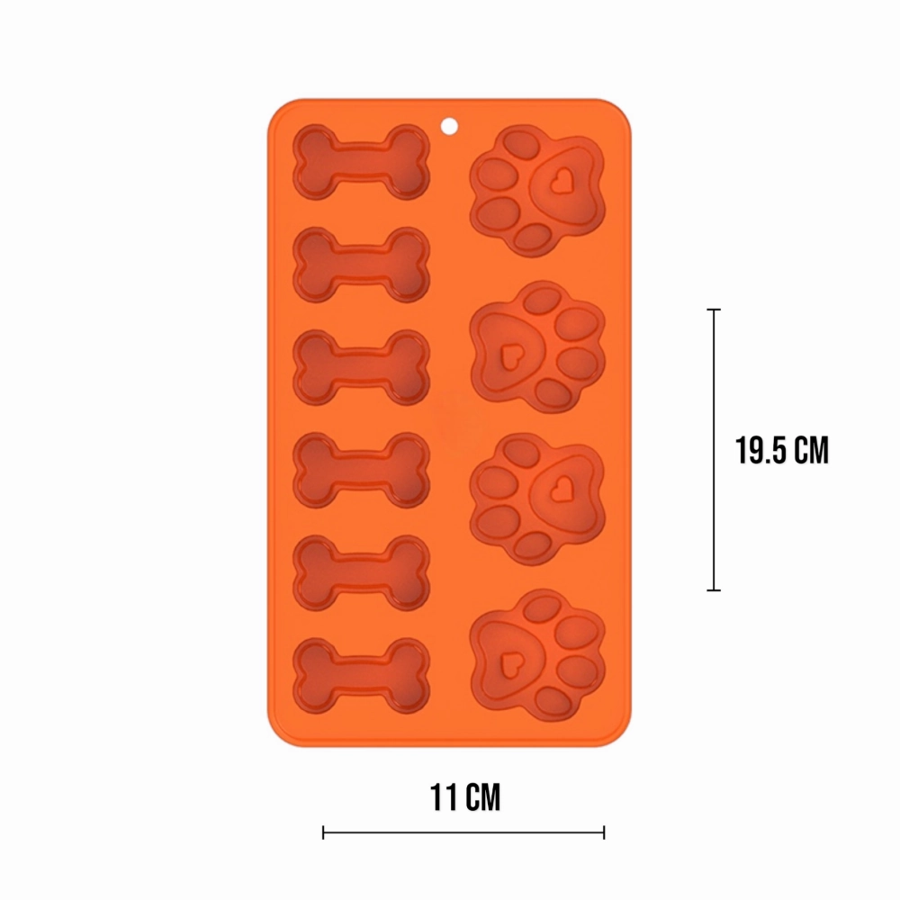 Talking Dog Club Treat Silicon Mould for Dogs (Orange)