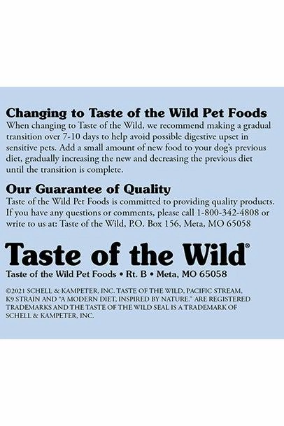 Taste of the Wild Pacific Stream Dry Dog Food