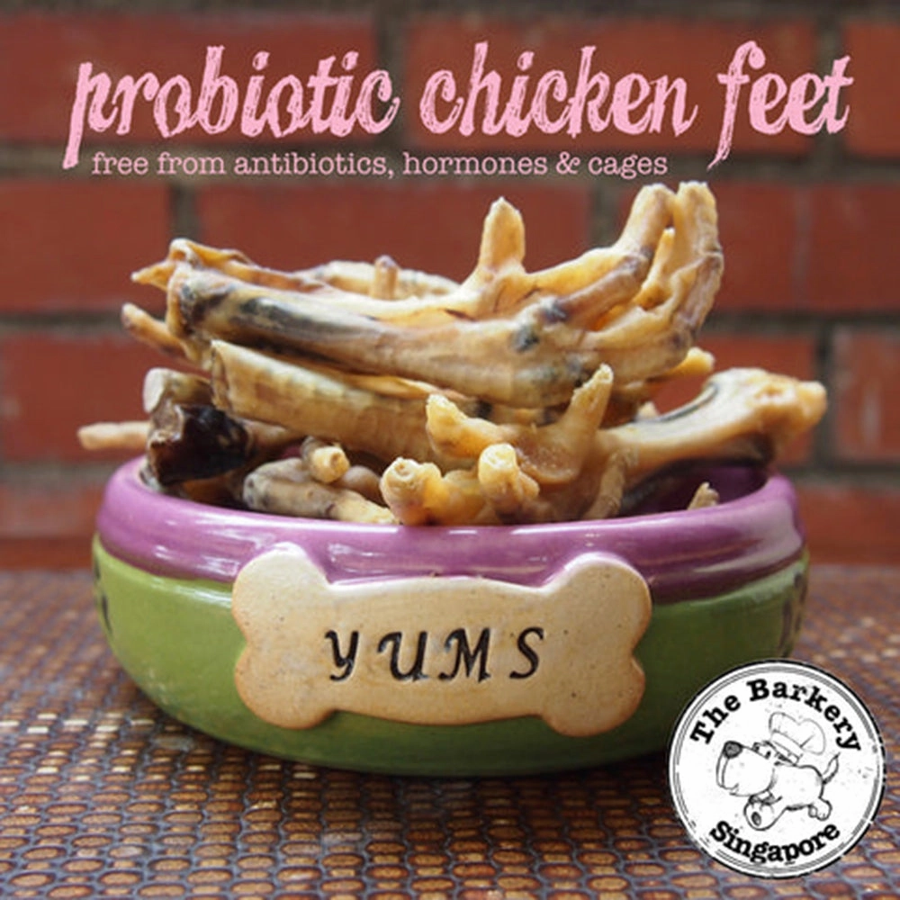 The Barkery Probiotic Chicken Feet 100g