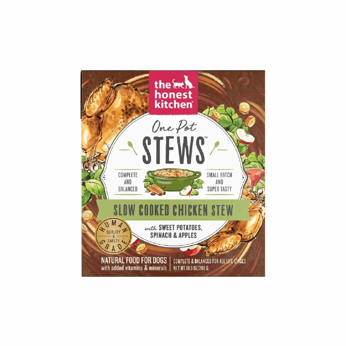 The Honest Kitchen One Pot Stew Chicken Sweet Potato Spinach Apple for Dogs