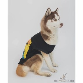 The Papaw Cartel I Am My Own Muse Poster Tshirt for Dogs (Black)