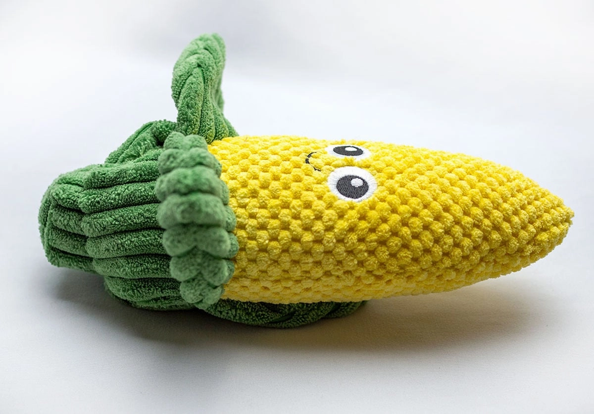ThoozyPet Corn Plush Dog Toy