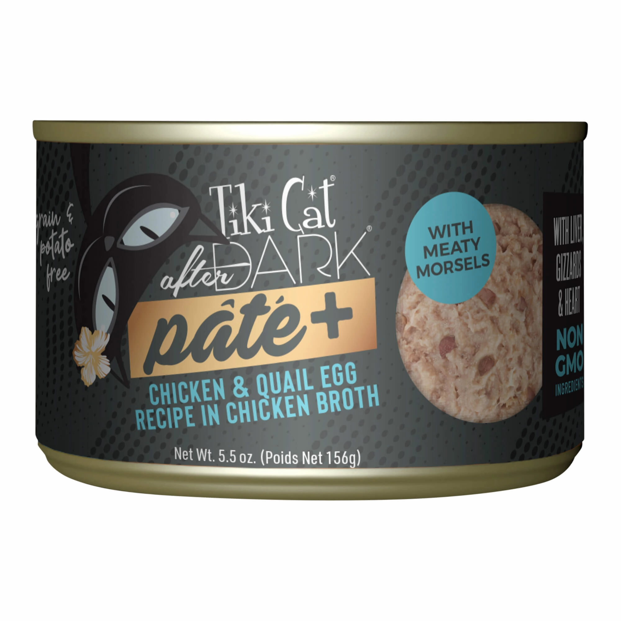 Tiki Cat After Dark Pate  Chicken & Quail Egg