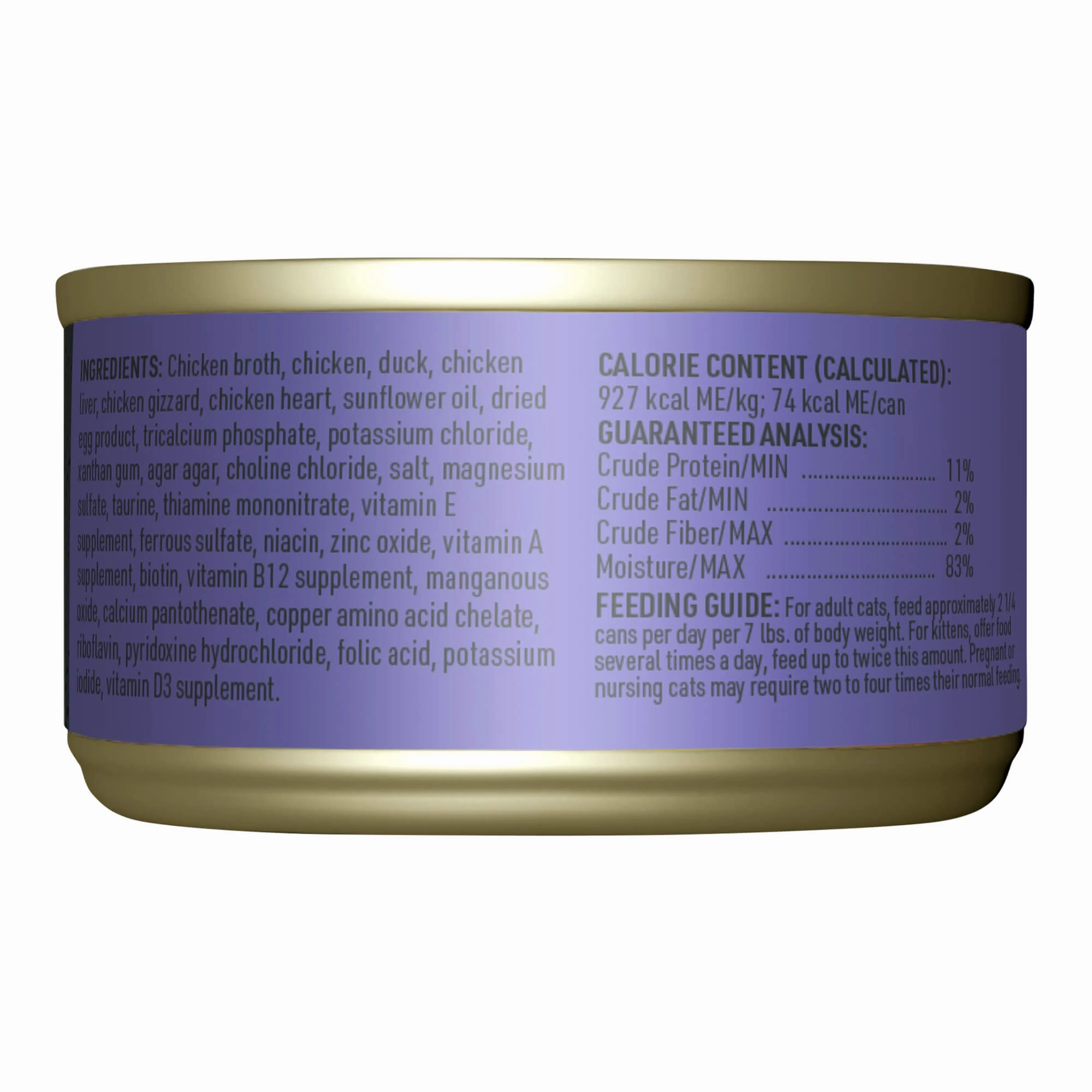 Tiki Cat After Dark Pate  Wet Cat Food, Chicken & Duck