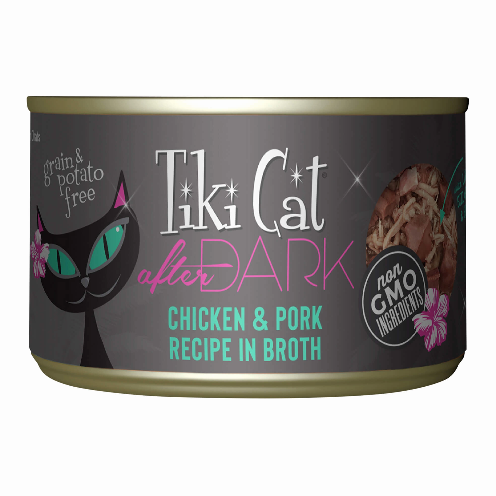 Tiki Cat After Dark Wet Cat Food, Chicken & Pork