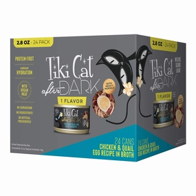 Tiki Cat After Dark Wet Cat Food, Chicken & Quail Egg Multi Pack