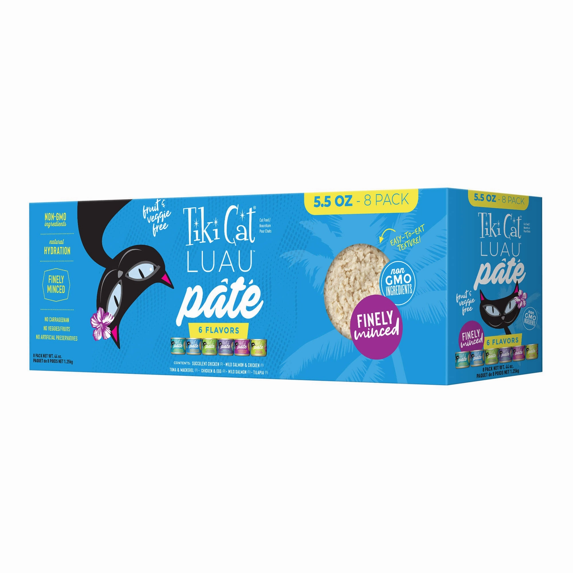 Tiki Cat Luau Pt Wet Cat Food, Variety Pack