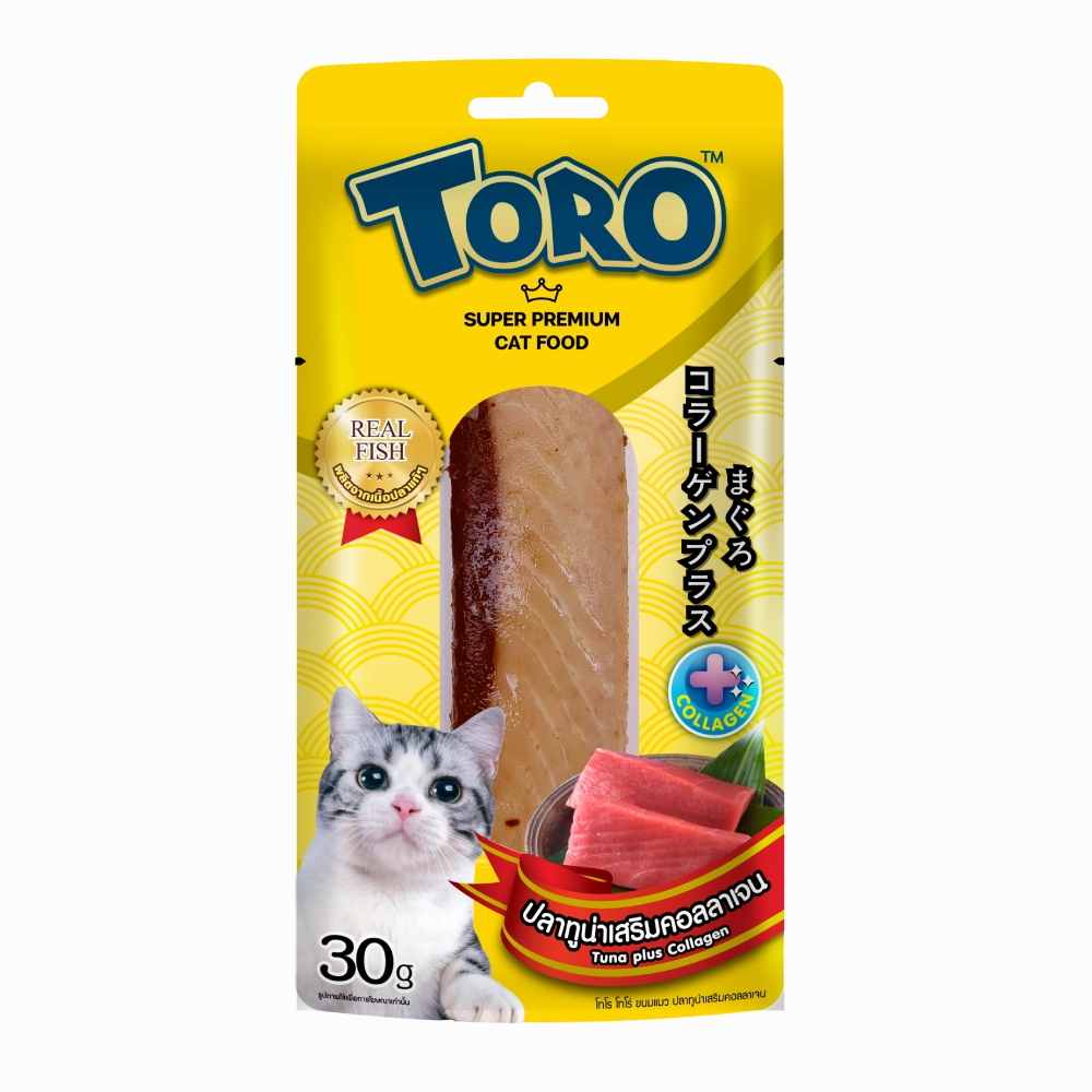 Toro Cat Treat Super Premium Tuna Plus Collagen 30g