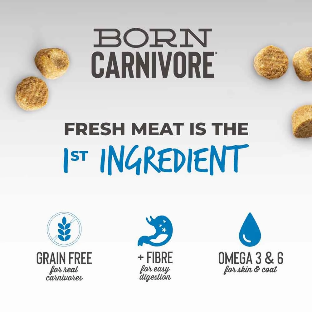 TRIAL SPECIAL 33% OFF: Schesir Born Carnivore Oven Baked Dry Cat Food 255g