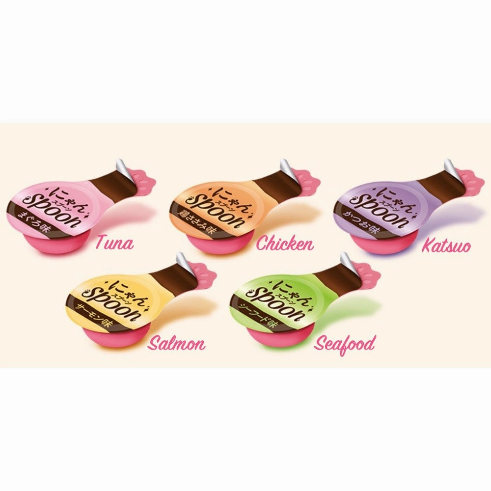 TRIAL SPECIAL 40% OFF (Exp Oct 25): Unicharm Deli-Joy Spoon Creamy Cat Treats 10g