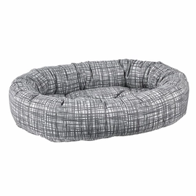 Tribeca Micro Jacquard Donut Dog Bed