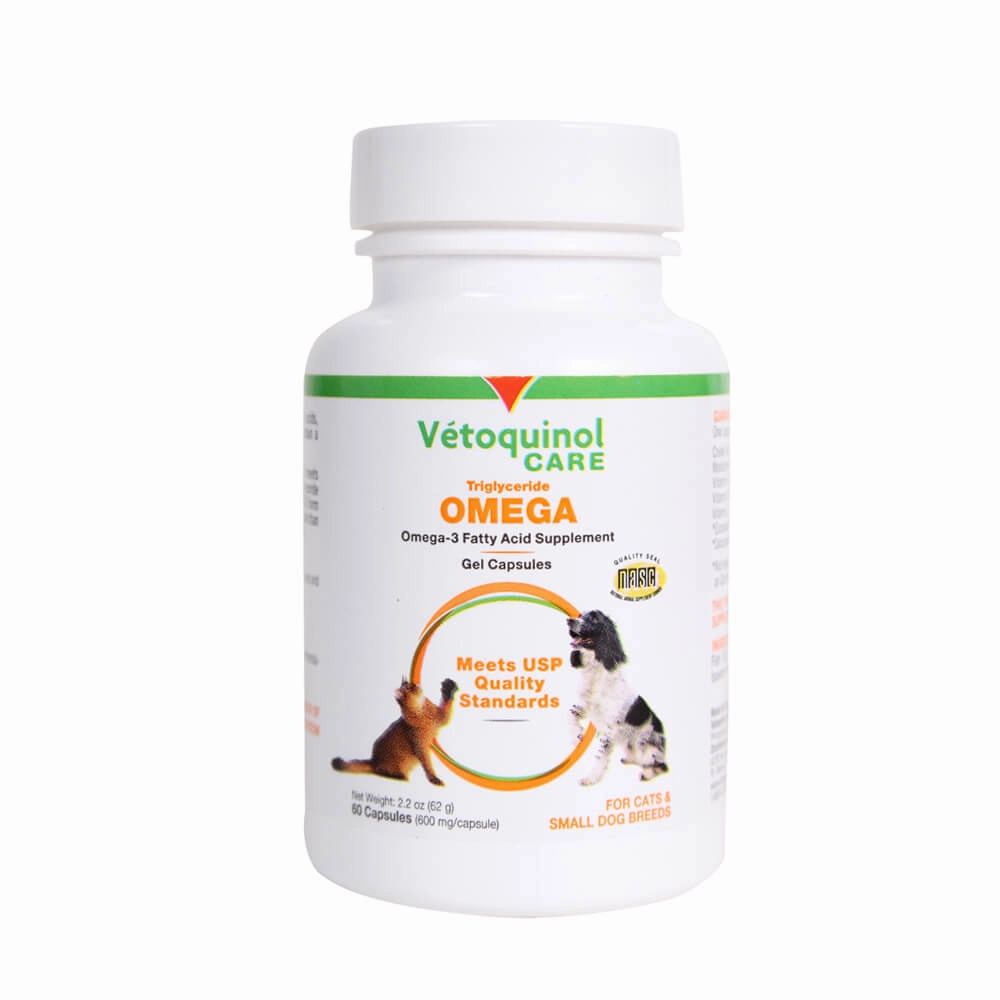 Triglyceride Omega for Small Dogs and Cats, 60 ct