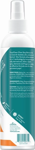 TropiClean Chew Stop Behavior Aid Dog & Home Spray