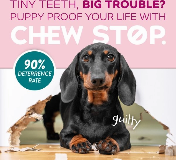 TropiClean Chew Stop Behavior Aid Puppy Deterrent Spray