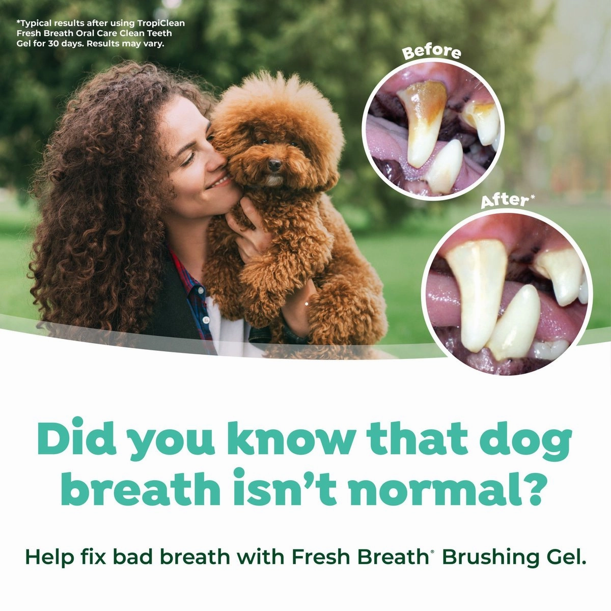 TropiClean Fresh Breath Oral Care Plaque & Tartar Defense Puppy Dental Kit
