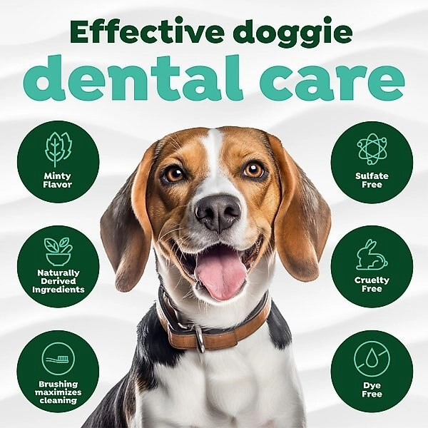 TropiClean Fresh Breath Oral Care Plaque & Tartar Remover Small/Medium Dog Toothbrush Kit