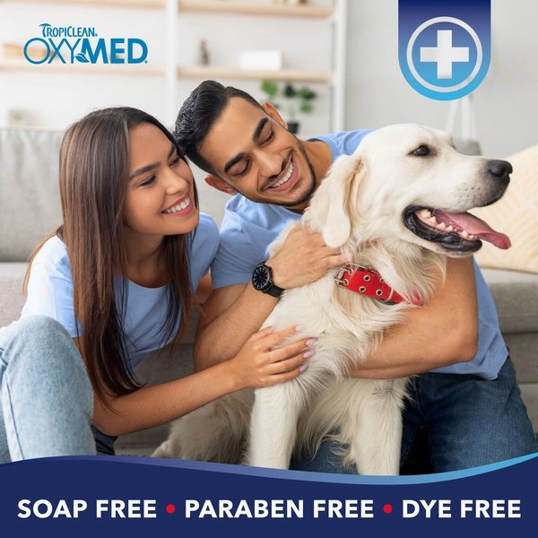TropiClean OxyMed Medicated Itch Relief Oatmeal Conditioner Treatment for Dogs