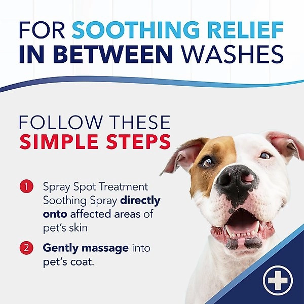 TropiClean OxyMed Medicated Itch Relief Soothing Spray for Dogs