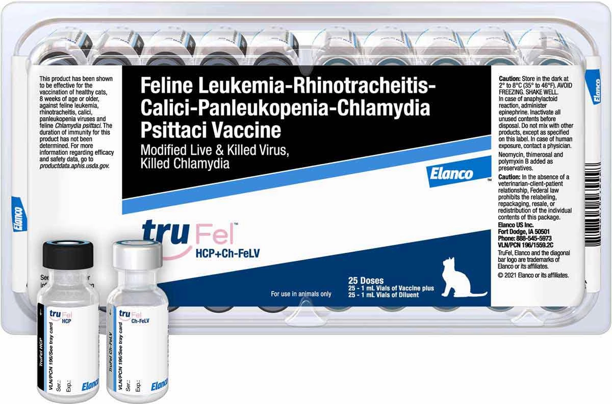 Trufel HCP CH FELV Injectable Cat Vaccine (25 x 1ml)