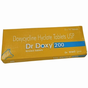 Ttk Dr Doxy 200mg (Doxycycline Hyclate) Tablet for Dogs and Cats
