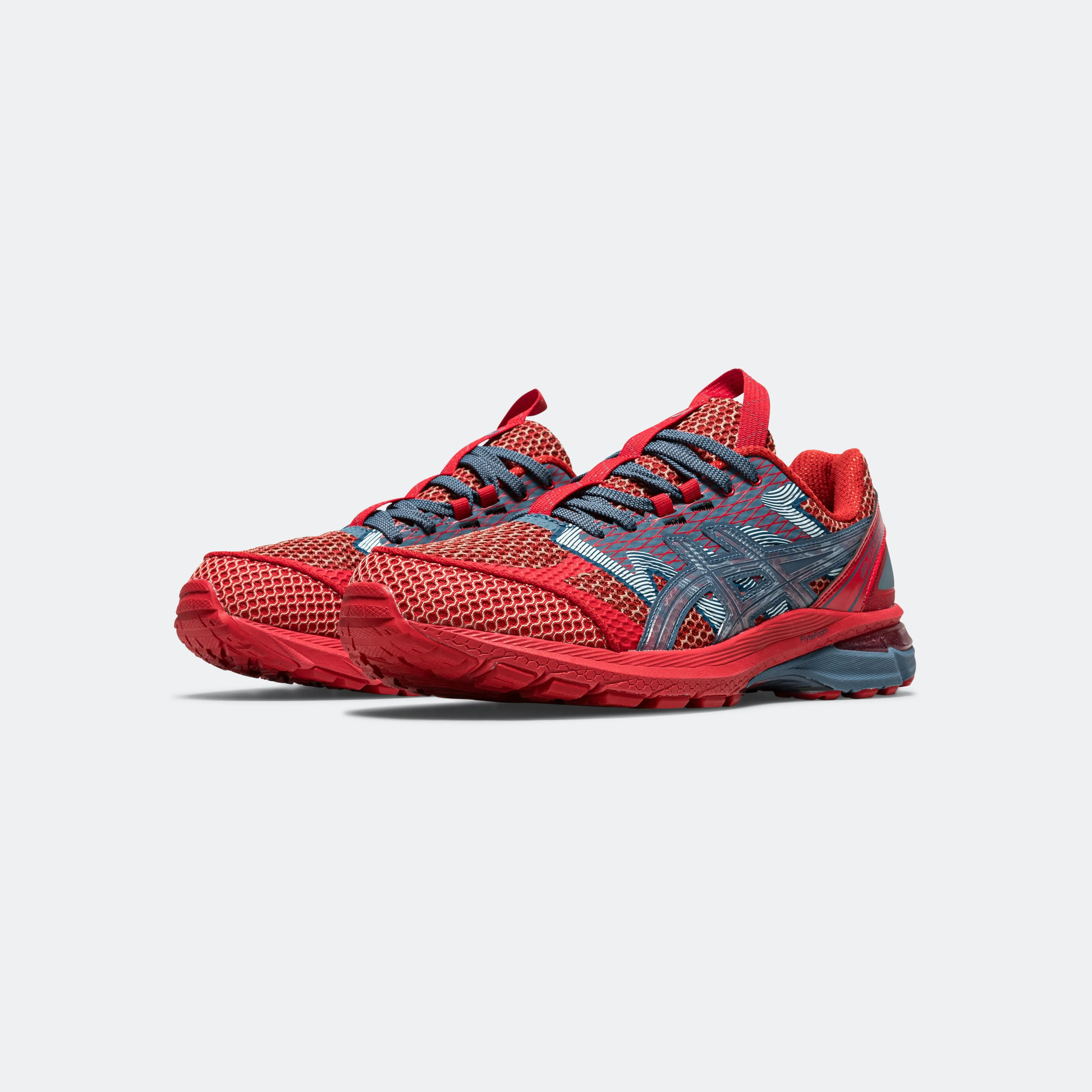 US4-S GEL-TERRAIN - Chaussures asics Rouge Classique/Crêpe Wood