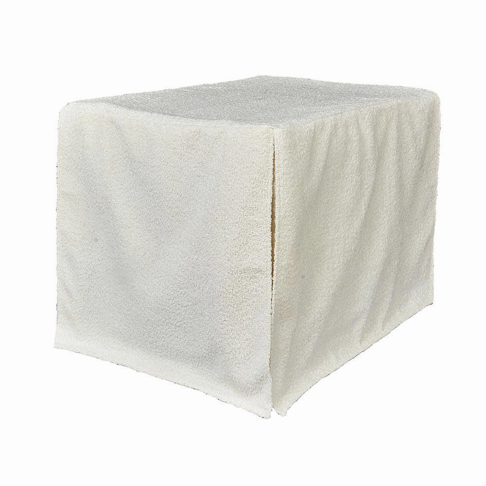 Vanilla Boucle Double Door Dog Crate Cover