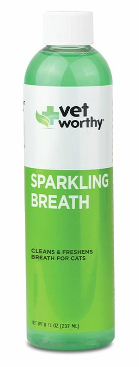Vet Worthy Cat Sparkling Breath, 8 oz