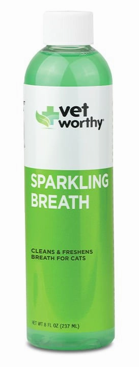 Vet Worthy Cat Sparkling Breath, 8 oz
