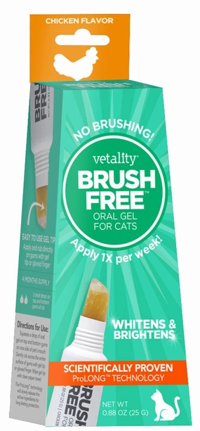 Vetality Brush Free Oral Gel for Cats